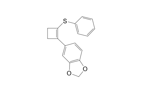 1-(Phenylthio0-2-[(3',4'-methylenedioxy)phenyl]cyclobutene
