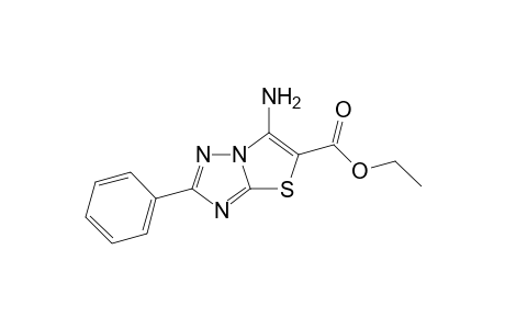 Ethyl 5-amino-2-phenyl[1,3]thiazolo[3,2-b][1,2,4]triazole-6-carboxylate