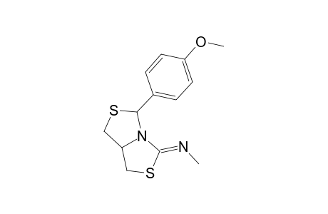 Methanamine, N-[dihydro-5-(4-methoxyphenyl)-1H,3H,5H-thiazolo[3,4-c]thiazol-3-ylidene]-, (3Z,4.alpha.,5.alpha.,7a.alpha.)-, (E)-2-butenedioate (2:3)