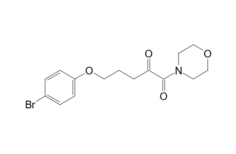 5-(4-Bromophenoxy)-1-morpholinopentane-1,2-dione