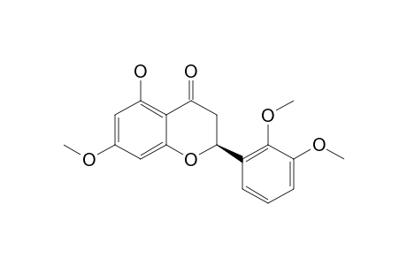 (2R)-5-HYDROXY-7,2',3'-TRIMETHOXYFLAVANONE
