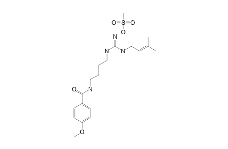 1-[(4-METHOXYBENZOYL)-AMINO]-4-GUANIDINOBUTANE-MESYLATE