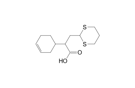 1,3-Dithiane-2-propanoic acid, .alpha.-3-cyclohexen-1-yl-