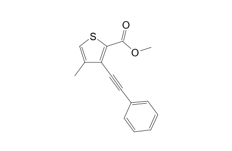 Methyl 4-Methyl-3-(phenylethynyl)thiophene-2-carboxylate