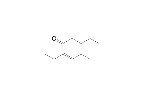 2,5-diethyl-4-methylcyclohex-2-en-1-one