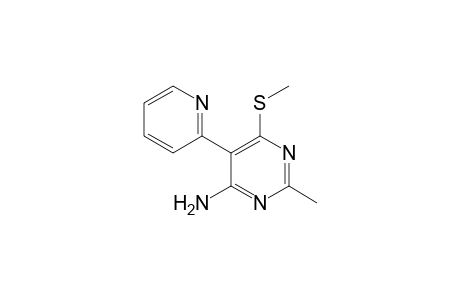 2-Methyl-6-(methylthio)-5-(2-pyridinyl)-4-pyrimidinamine