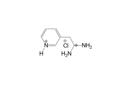 3-(2-amino-2-iminioethyl)pyridin-1-ium chloride