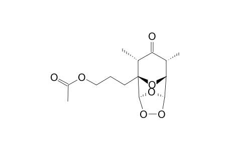 2-(3-ACETOXYPROPYL)-3-EXO,5-EXO-DIMETHYL-8,9,10,11-TETRAOXATRICYCLO-[5.2.1.1(2,6)]-UNDECAN-4-ONE