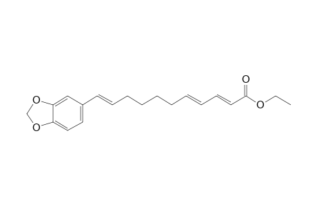 (2E,4E,10E)-11-(1,3-benzodioxol-5-yl)undeca-2,4,10-trienoic acid ethyl ester