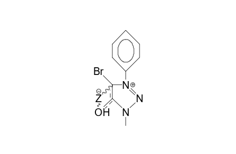 1-Phenyl-3-methyl-5-bromo-1,2,3-triazolio-4-oxide