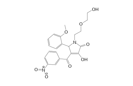 3-hydroxy-1-[2-(2-hydroxyethoxy)ethyl]-5-(2-methoxyphenyl)-4-(3-nitrobenzoyl)-1,5-dihydro-2H-pyrrol-2-one
