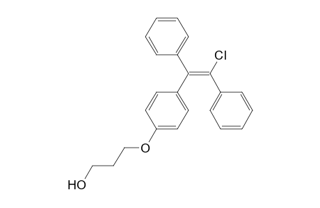 1-Propanol, 3-[4-(2-chloro-1,2-diphenylethenyl)phenoxy]-, (E)-