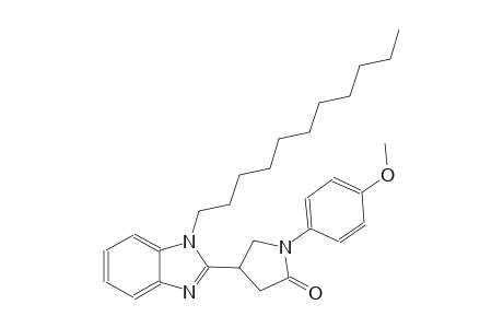 1-(4-methoxyphenyl)-4-(1-undecyl-1H-benzimidazol-2-yl)-2-pyrrolidinone