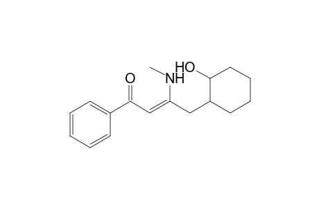 (Z)-3-(methylamino)-4-(2-oxidanylcyclohexyl)-1-phenyl-but-2-en-1-one