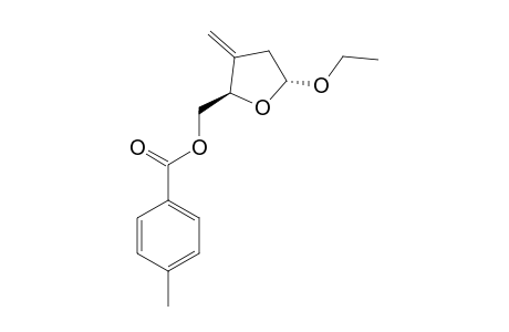 ETHYL-2,3-DIDEOXY-3-C-METHYLENE-5-O-TOLUOYL-D-GLYCERO-PENTOFURANOSIDE;ALPHA-ANOMER