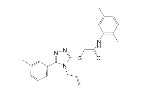 2-{[4-allyl-5-(3-methylphenyl)-4H-1,2,4-triazol-3-yl]sulfanyl}-N-(2,5-dimethylphenyl)acetamide