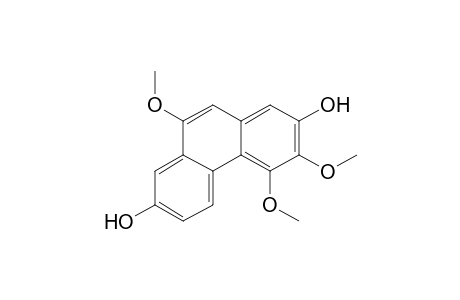 3,4,9-Trimethoxyphenanthrene-2,7-diol