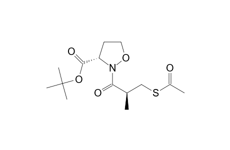 3-Isoxazolidinecarboxylic acid, 2-[3-(acetylthio)-2-methyl-1-oxopropyl]-, 1,1-dimethylethyl ester, [S-(R*,R*)]-