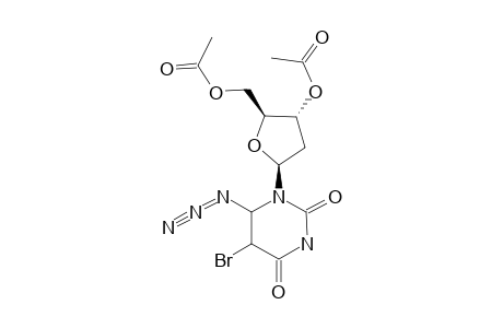 5-BROMO-6-AZIDO-5,6-DIHYDRO-3',5'-DI-O-ACETYL-2'-DEOXYURIDINE;DIASTEREOMER-1