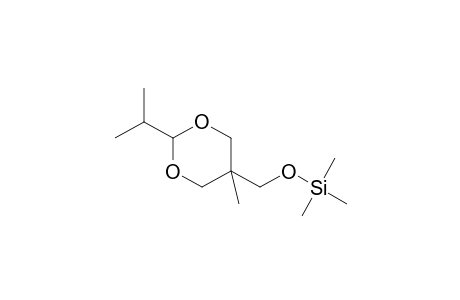 Silane, trimethyl[[5-methyl-2-(1-methylethyl)-1,3-dioxan-5-yl]methoxy]-