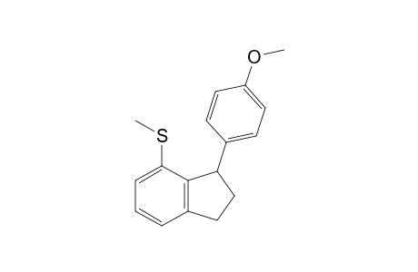 1-(4-Methoxyphenyl)-7-(methylthio)indane