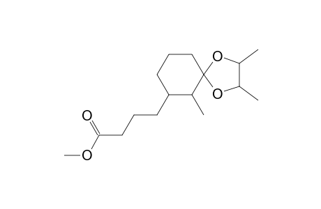 Methyl 4-(2,3,6-trimethyl-1,4-dioxaspiro[4.5]dec-7-yl)butanoate