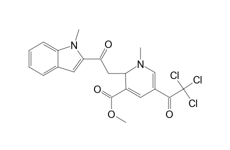 3-(METHOXYCARBONYL)-1-METHYL-2-[((1-METHYL-2-INDOLYL)-CARBONYL)-METHYL]-5-(TRICHLOROACETYL)-1,2-DIHYDROPYRIDINE