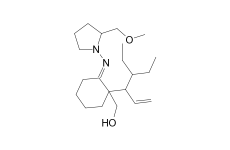 1-{2'-[1''-(1"'-Ethylpropyl)-2"-propenyl]-2'-(hydroxymethyl)cyclohexylidene]amino}-2-(methoxymethyl)pyrrolidine