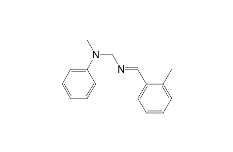Methyl-[[(E)-(2-methylbenzylidene)amino]methyl]-phenyl-amine