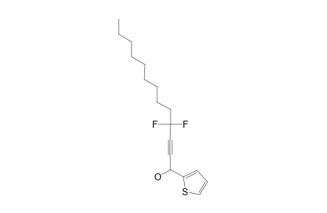 (+/-)-4,4-DIFLUORO-1-(THIOPHENE-2-YL)-TRIDEC-2-YN-1-OL