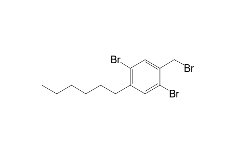 2,5-Dibromo-4-hexylbenzyl bromide