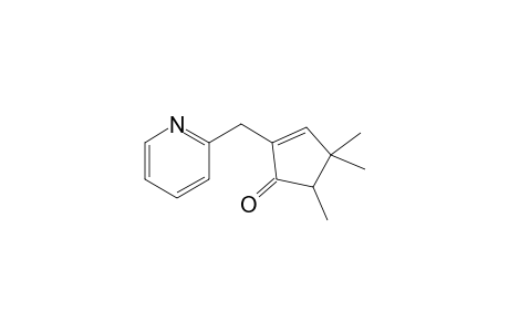4,4,5-Trimethyl-2-(2-pyridylmethyl)-2-cyclopenten-1-one