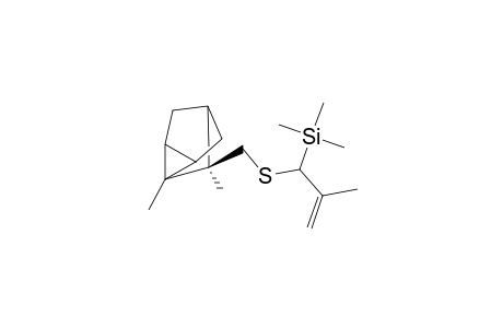 (R)-1,7-Dimethyl-7-(2-methyl-3-trimethylsilyl-1-propenylthiomethyl)tricyclo[2.2.1.0(2,6)]heptane