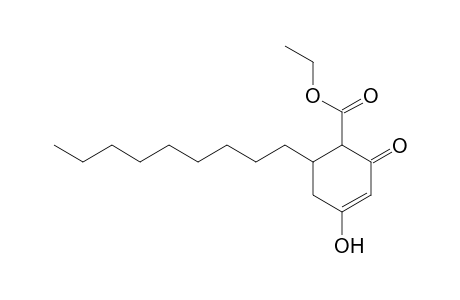ethyl 4-hydroxy-6-nonyl-2-oxocyclohex-3-enoate