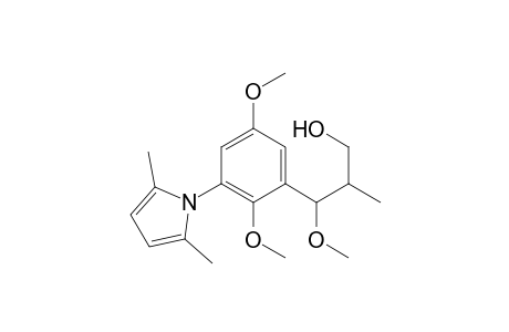 Benzenepropanol, 3-(2,5-dimethyl-1H-pyrrol-1-yl)-.gamma.,2,5-trimethoxy-.beta.-methyl-, [R-(R*,S*)]-