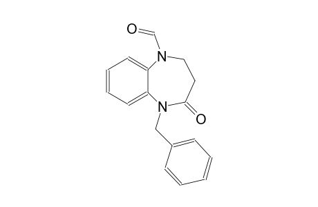 1H-1,5-benzodiazepine-1-carboxaldehyde, 2,3,4,5-tetrahydro-4-oxo-5-(phenylmethyl)-