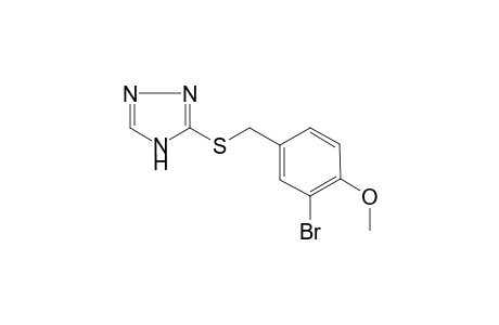 3-[(3-bromo-4-methoxybenzyl)sulfanyl]-4H-1,2,4-triazole