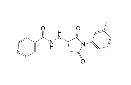 N'-[1-(3,5-dimethylphenyl)-2,5-dioxo-3-pyrrolidinyl]isonicotinohydrazide