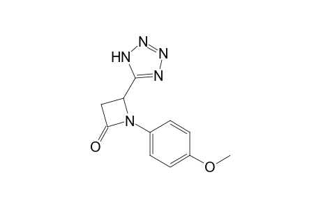 (RS)-1-(4-Methoxyphenyl)-4-(tetrazol-5-yl)azetidine-2-one