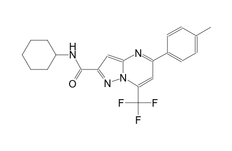 pyrazolo[1,5-a]pyrimidine-2-carboxamide, N-cyclohexyl-5-(4-methylphenyl)-7-(trifluoromethyl)-