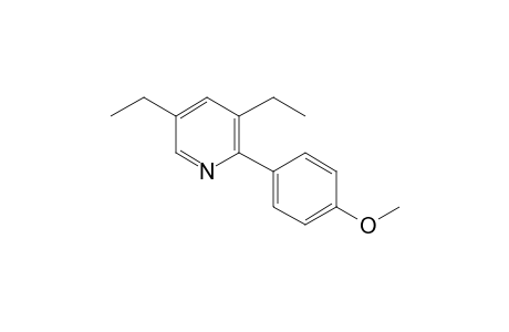 3,5-Diethyl-2-(4-methoxyphenyl)pyridine