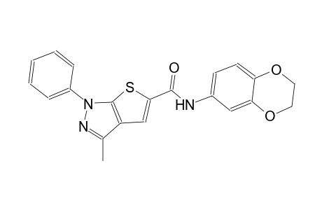 1H-thieno[2,3-c]pyrazole-5-carboxamide, N-(2,3-dihydro-1,4-benzodioxin-6-yl)-3-methyl-1-phenyl-