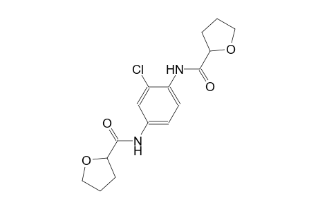 N-{3-chloro-4-[(tetrahydro-2-furanylcarbonyl)amino]phenyl}tetrahydro-2-furancarboxamide