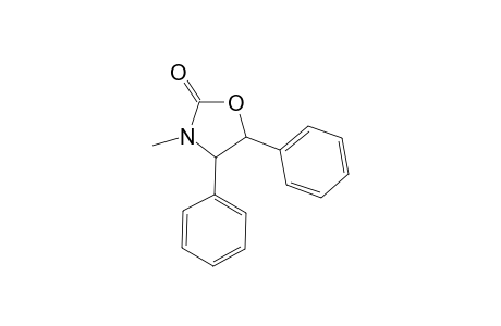 2-Oxazolidinone, 3-methyl-4,5-diphenyl-, cis-