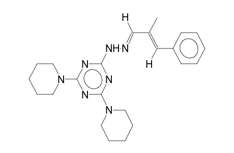 1-(2,4-dipiperidino-1,3,5-triazin-6-ylhydrazono)-3-phenyl-2-methyl-2-propene