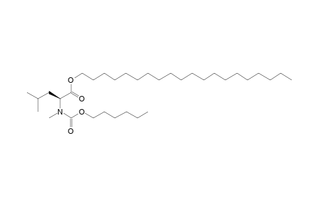 L-Leucine, N-methyl-N-(hexyloxycarbonyl)-, eicosyl ester