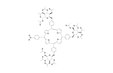 5-(4-NITROPHENYL)-10,15,20-TRIS-[4-(2',3',4',6'-TETRA-O-ACETYL-BETA-D-GLUCOPYRANOSYLOXY)-PHENYL]-PORPHYRIN