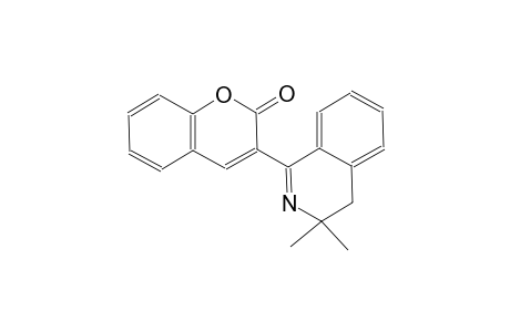 3-(3,3-dimethyl-3,4-dihydro-1-isoquinolinyl)-2H-chromen-2-one