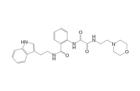 ethanediamide, N~1~-[2-[[[2-(1H-indol-3-yl)ethyl]amino]carbonyl]phenyl]-N~2~-[2-(4-morpholinyl)ethyl]-