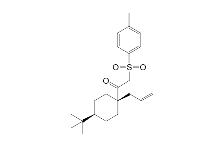 cis and trans-4(1,1-dimethylethyl)-1-[2-((4-methylphenyl)sulfonyl)-1-oxoethyl]-1-(2-propen-1-yl)cyclohexane